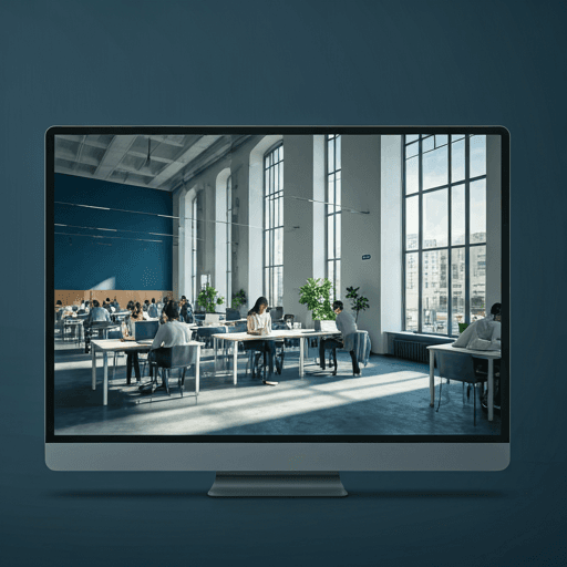 Modern University Study Environment